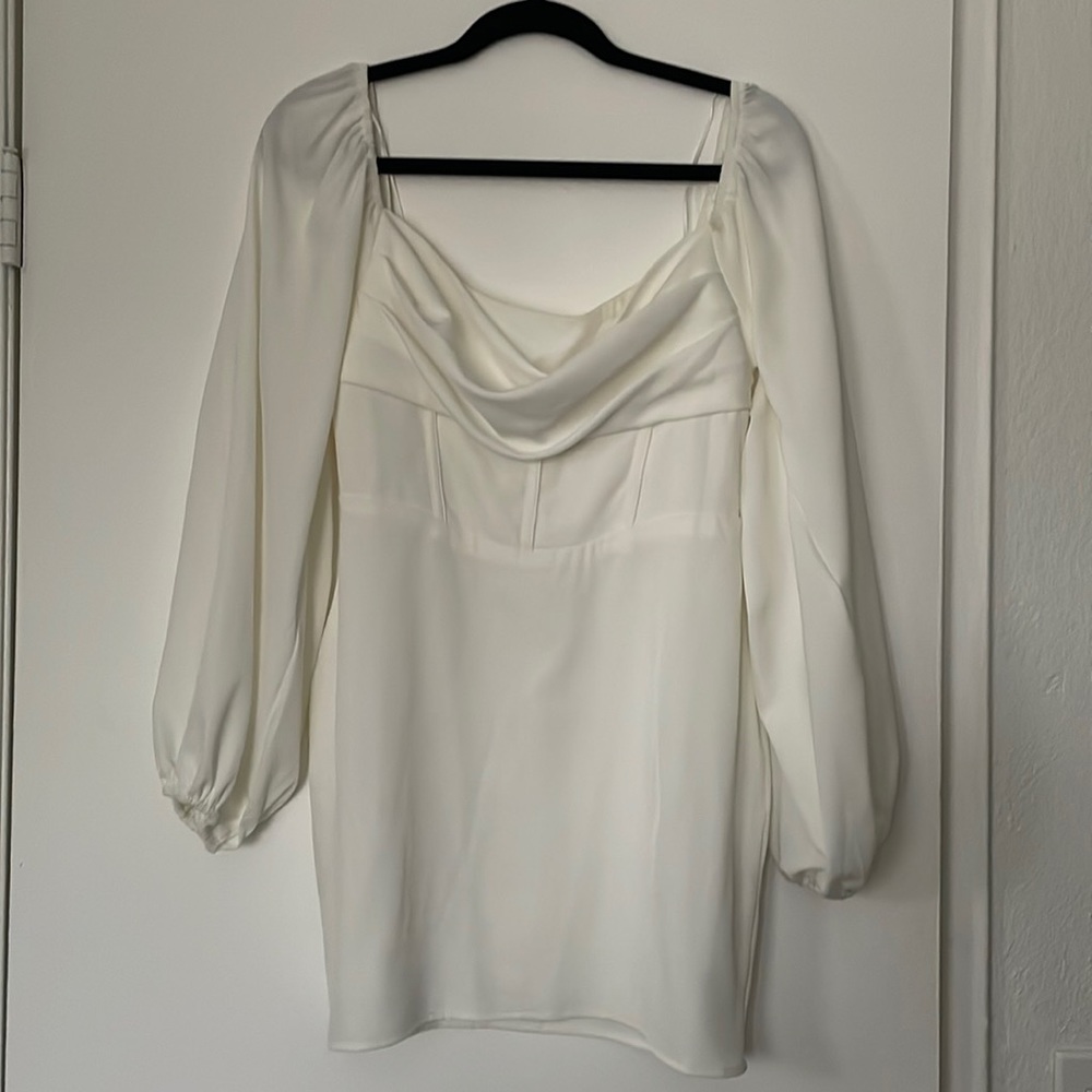Oh Polly white mini dress